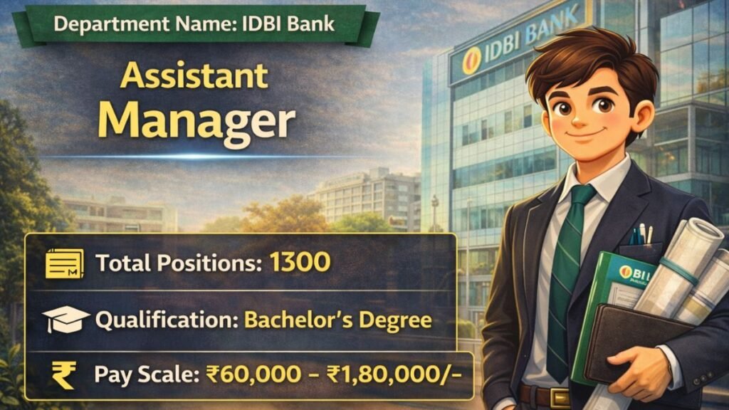 IDBI Bank JAM Recruitment 2026