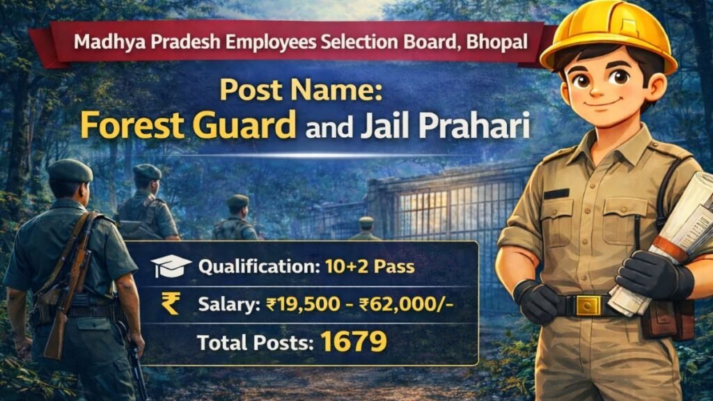 MPESB Van Rakshak, Jail Prahari Vacancy 2026