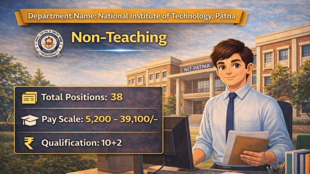 NIT Patna Non Teaching Vacancy 2026