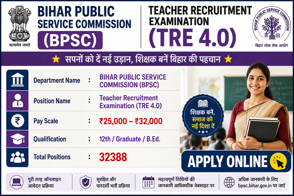 BPSC School Teacher TRE 4.0 2026