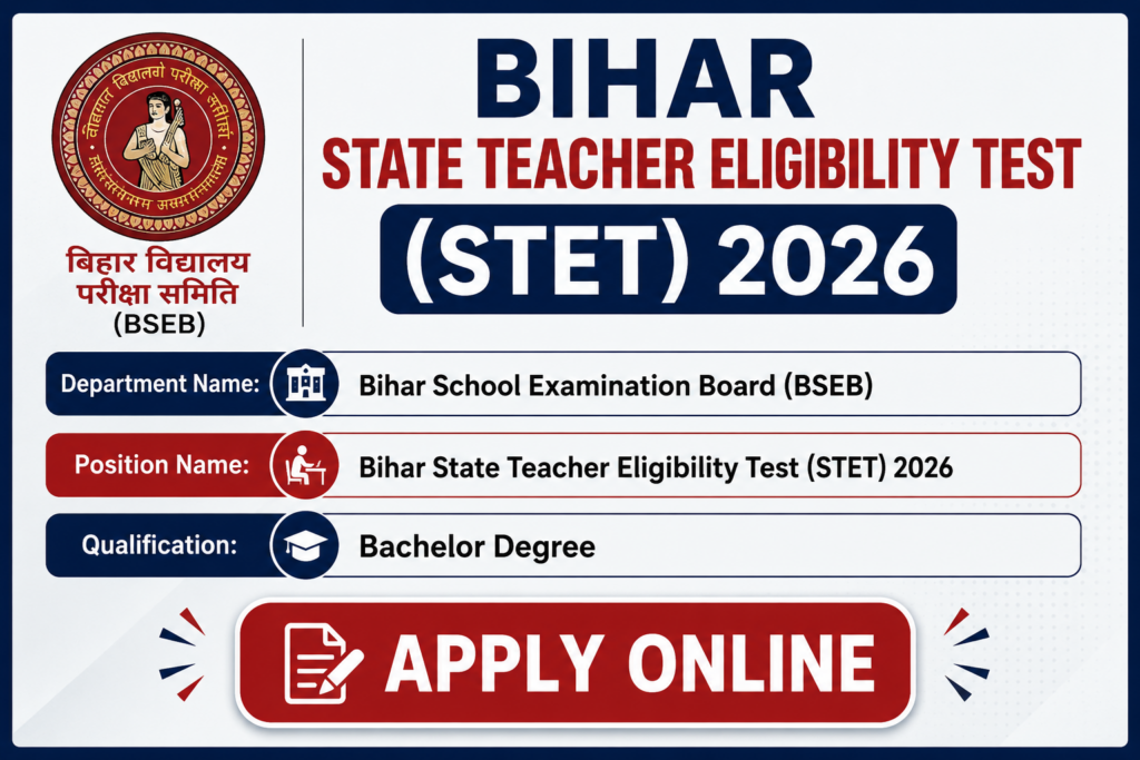 Bihar STET 2026