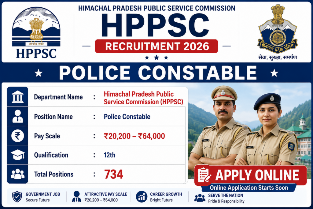 HPPSC Police Constable 2026