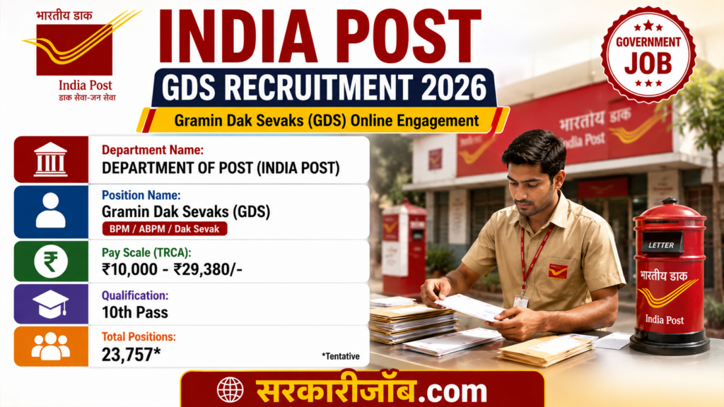 India Post Gramin Dak Sevak (GDS) 2026