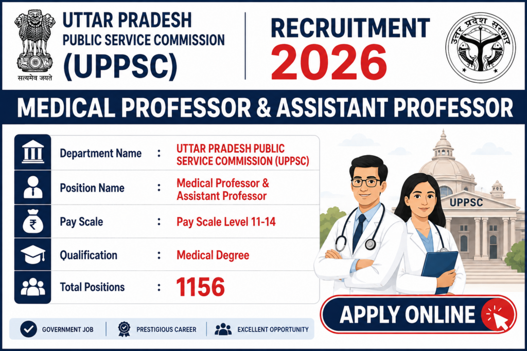 UPPSC Assistant Medical Professor 2026